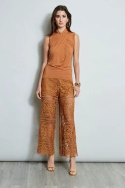 Elie Tahari Lace Palazzo Pant -ELIE TAHARI Sales E5019203 CARAMEL E556X513 TOAST 1Hero 624 24da4e89 4012 4070 a27a 884ca61690f1