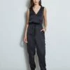 Elie Tahari Satin Jumpsuit