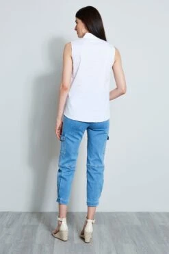 Elie Tahari Judith Shirt -ELIE TAHARI Sales E6017500WHITE 3BACK 500