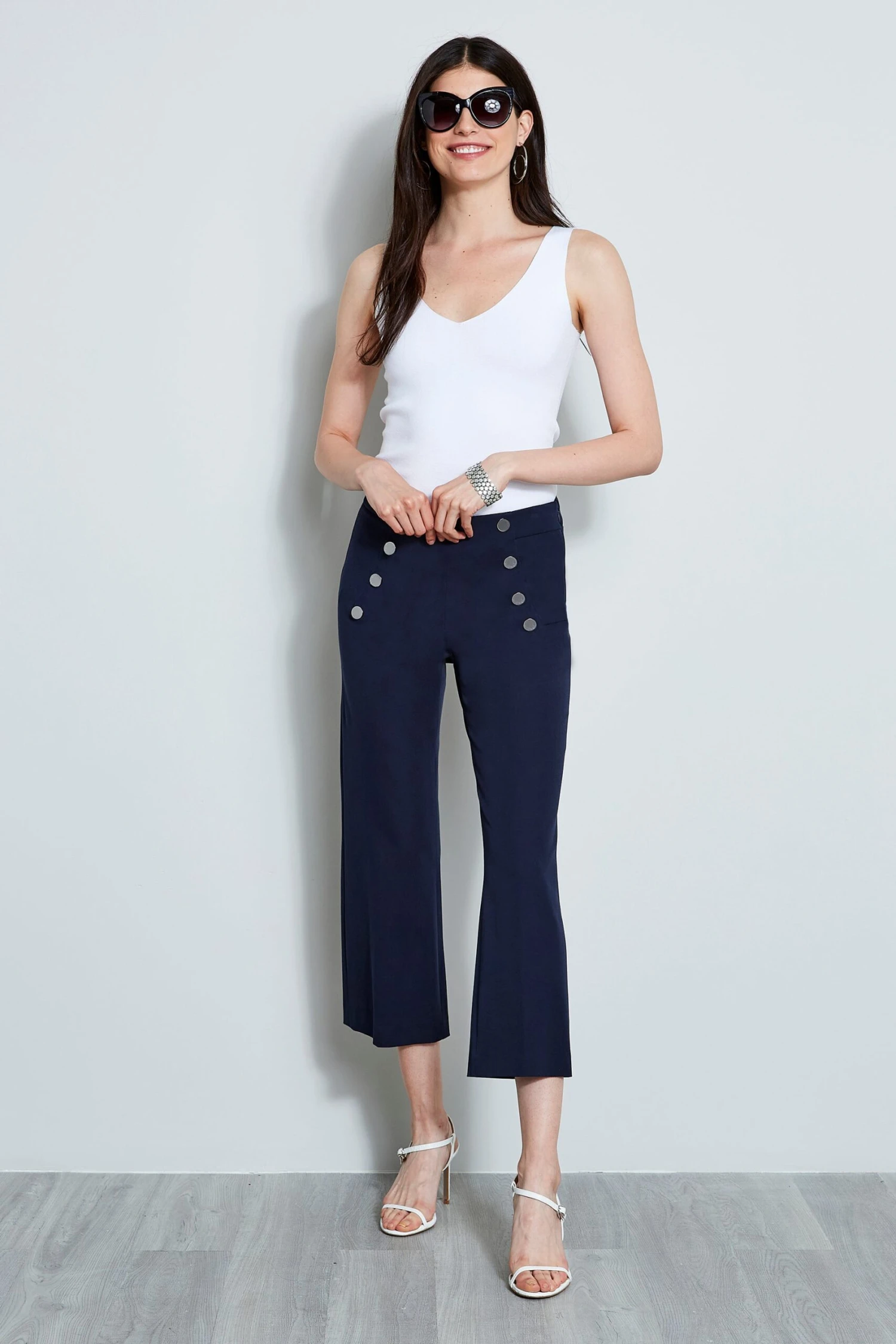 Elie Tahari Button Detail Pant 4 Elie Tahari Button Detail Pant - Image 2