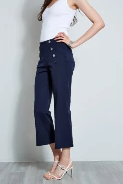 Elie Tahari Button Detail Pant