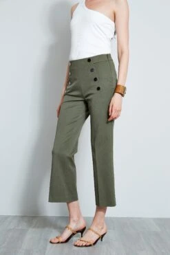 Elie Tahari Button Detail Pant