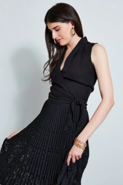 Elie Tahari Silk Wrap Shirt