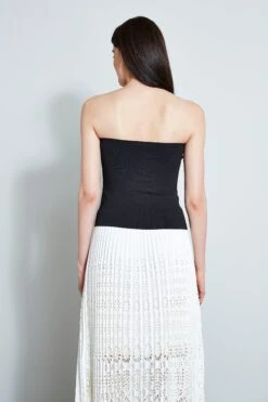 Elie Tahari Knit Tube Top -ELIE TAHARI Sales E65X2502BLACK 3Back 147