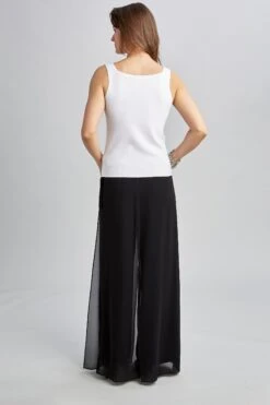 Elie Tahari Venus V Neck Sweater -ELIE TAHARI Sales E66Y3510 VENUSSWEATER WHITE 0035 3BACK