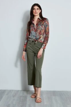 Elie Tahari Paisley Utility Shirt 13 Elie Tahari Paisley Utility Shirt -ELIE TAHARI Sales E7030512MULTI 1HERO 1259