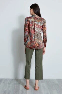 Elie Tahari Paisley Utility Shirt 17 Elie Tahari Paisley Utility Shirt -ELIE TAHARI Sales E7030512MULTI 3BACK 5991