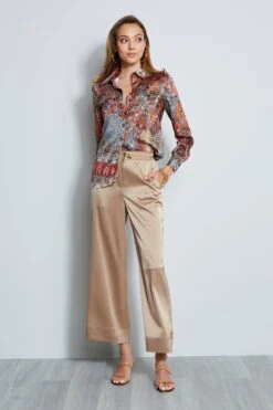 Elie Tahari Paisley Utility Shirt 12 Elie Tahari Paisley Utility Shirt -ELIE TAHARI Sales E7030512 MULTI TOP 1HERO 060