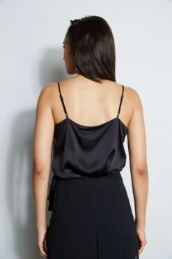 Elie Tahari Silk Satin Lace Cami -ELIE TAHARI Sales E707G503 BLACK EU88711U BLACK E2087203 BLACK 3BACK 1128