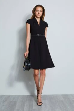 Elie Tahari Judith Belted Dress