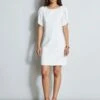 Elie Tahari Slit Sleeve Crepe Dress