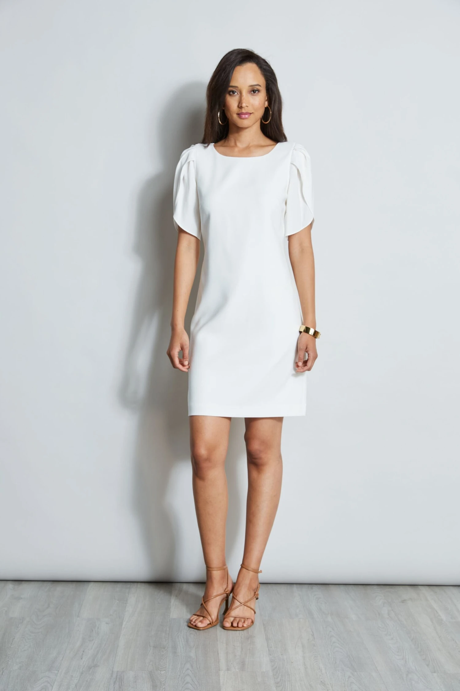 Elie Tahari Slit Sleeve Crepe Dress 3 Elie Tahari Slit Sleeve Crepe Dress