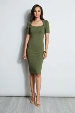 Elie Tahari Contour Sweater Dress