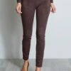 Elie Tahari Vegan Suede Legging -ELIE TAHARI Sales E8013102 ESPRESSO 1HERO 2574