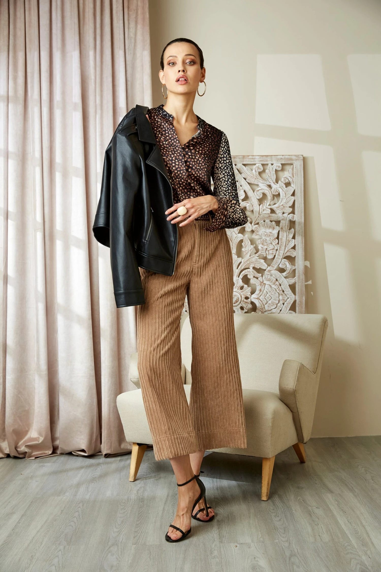 Elie Tahari Cropped Corduroy Pant 4 Elie Tahari Cropped Corduroy Pant - Image 2