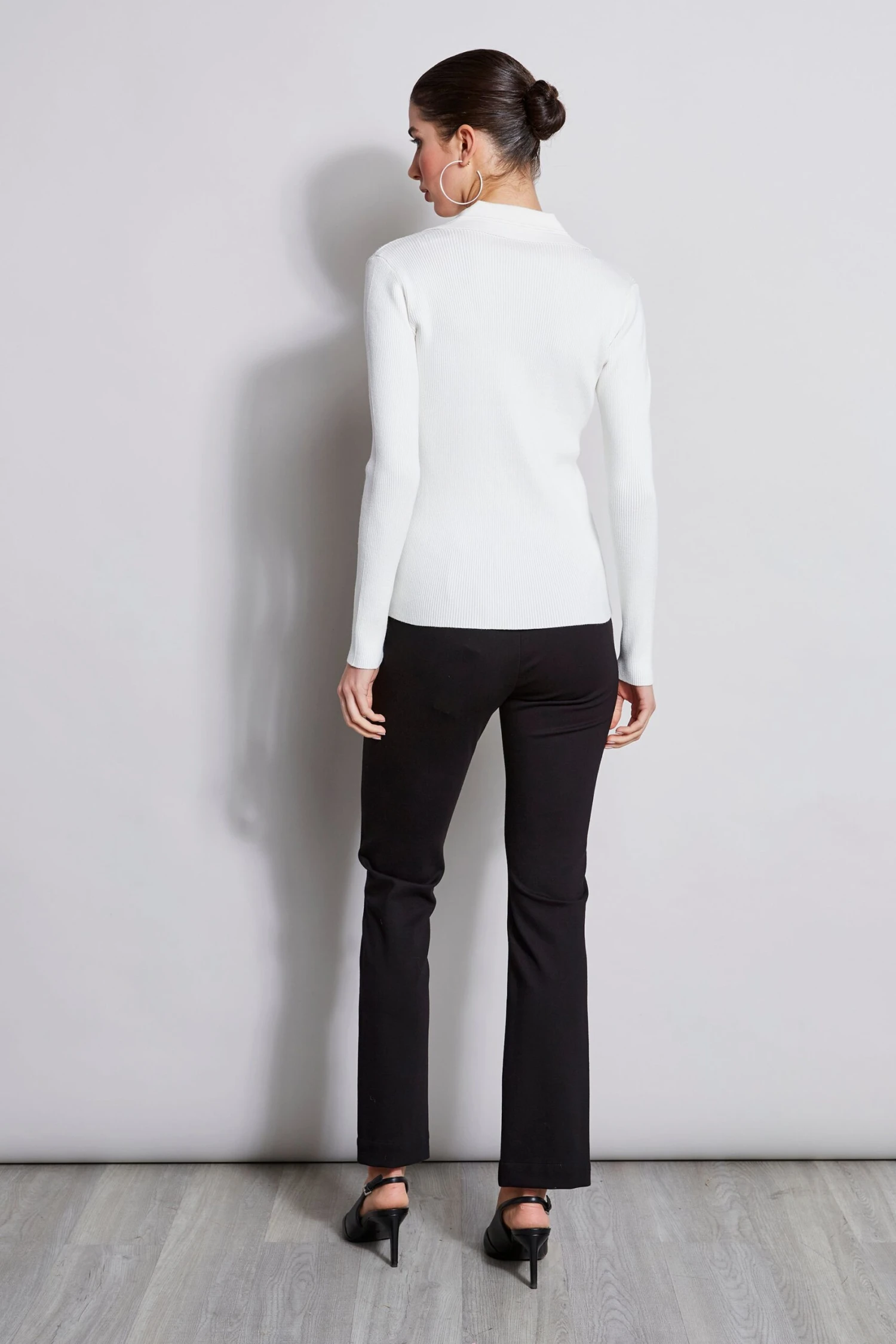 Rib Collared Cardigan 5 Rib Collared Cardigan - Image 3