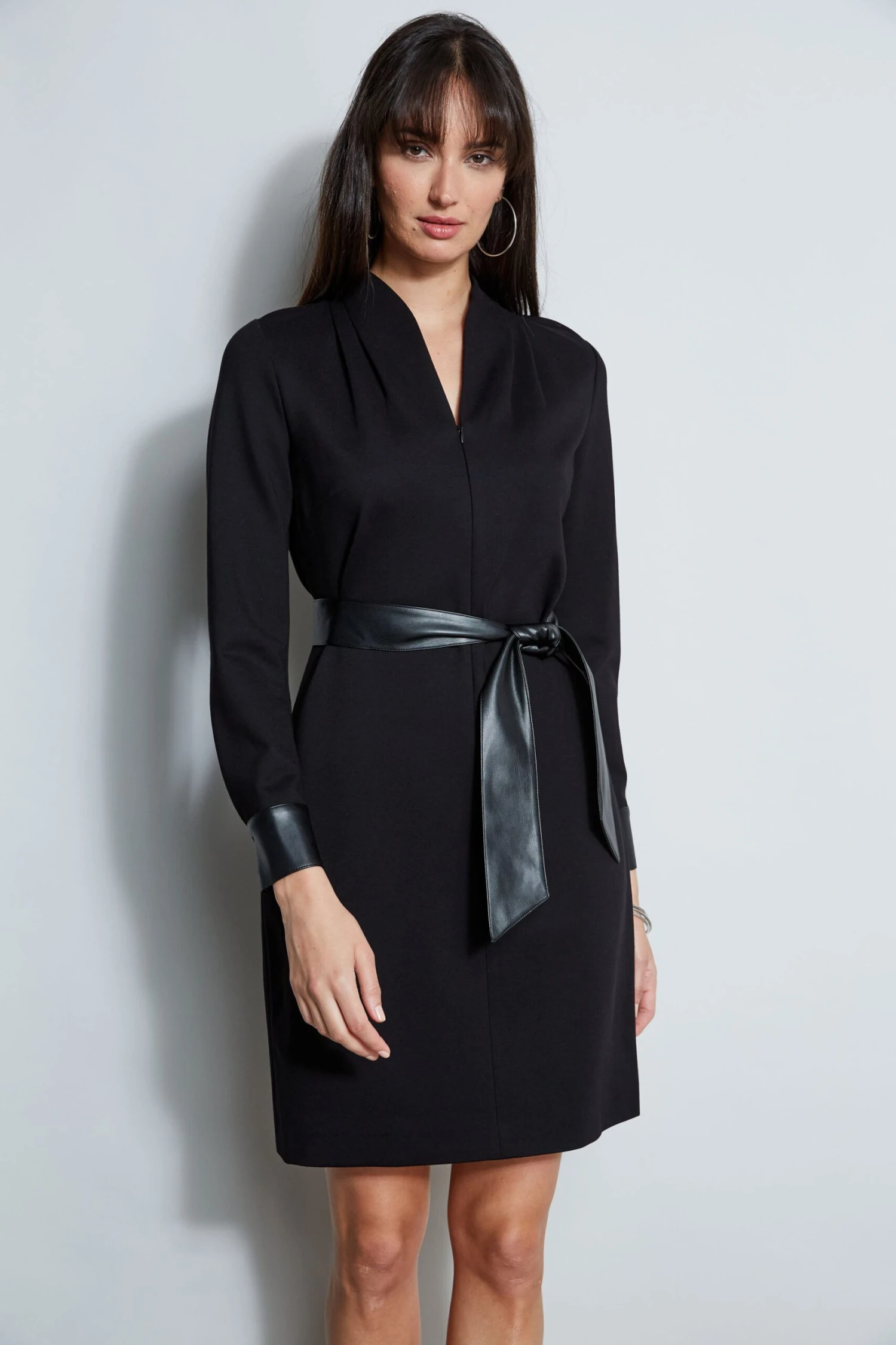 Elie Tahari Contour Knit Shift Dress 7 Elie Tahari Contour Knit Shift Dress - Image 5
