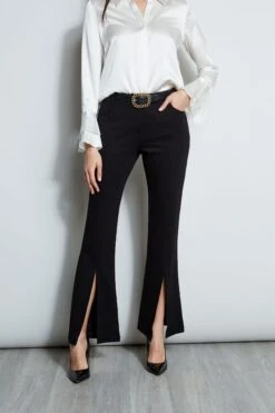 Elie Tahari Slit Front Knit Pant