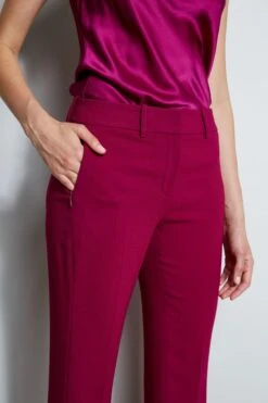 Elie Tahari Fit & Flare Pant -ELIE TAHARI Sales E807G513 BOYSENBERRY E8087103 BOYSENBERRY E8087203 BOYSENBERRY 2front 1116