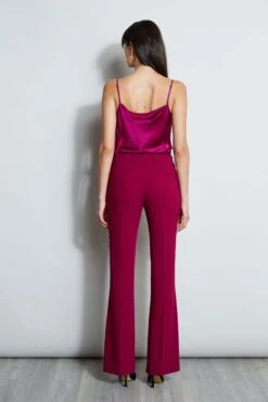 Elie Tahari Fit & Flare Pant -ELIE TAHARI Sales E807G513 BOYSENBERRY E8087103 BOYSENBERRY E8087203 BOYSENBERRY 3back 1107