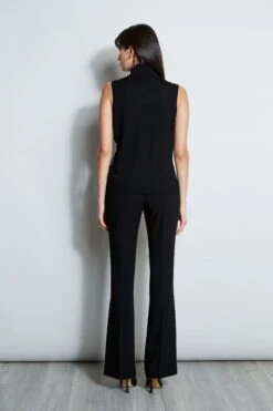 Elie Tahari Silk Zebra Print Sweater -ELIE TAHARI Sales E8087103 BLACK E8087203 BLACK E85X5513 MULTI 3back 1234