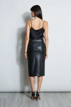 Elie Tahari Silk Satin Cami -ELIE TAHARI Sales E80AM303 BLACK E807G513 BLACK E80AM103 BLACK 3back 1379