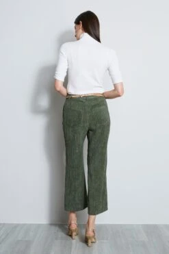 Elie Tahari Cropped Corduroy Pant -ELIE TAHARI Sales E901H202 CROPPEDCORDPANT WOMEN SPANTS 3BACK 3884