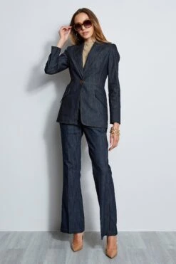 Elie Tahari Denim Blazer -ELIE TAHARI Sales E902P102 DENIM DENIMBLAZER 1HERO 1302
