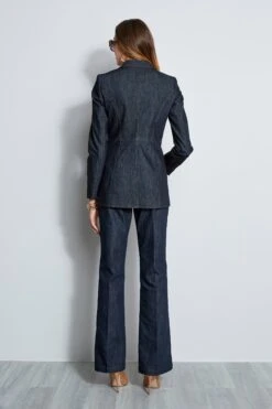 Elie Tahari Denim Blazer -ELIE TAHARI Sales E902P102 DENIM DENIMBLAZER 3BACK 1331 1