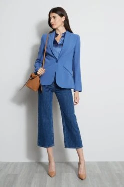 Elie Tahari Side Panel Blazer -ELIE TAHARI Sales E9087102 SIDEPANELBLAZER JACKET 1HERO 660