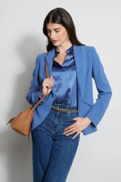 Elie Tahari Side Panel Blazer -ELIE TAHARI Sales E9087102 SIDEPANELBLAZER JACKET 4STYLING 705