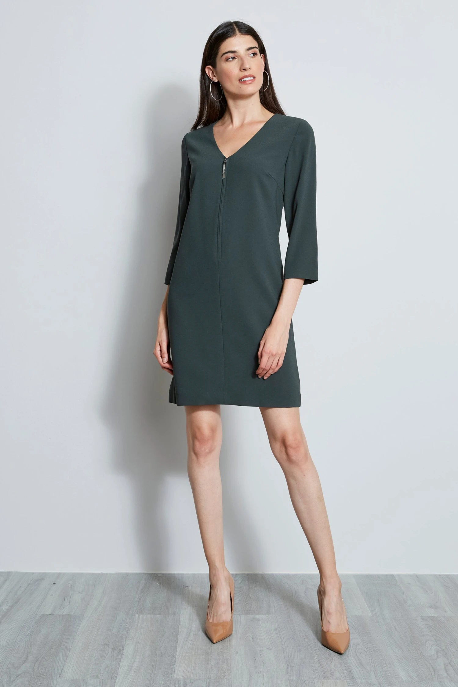 Elie Tahari Zip Shift Dress 3 Elie Tahari Zip Shift Dress
