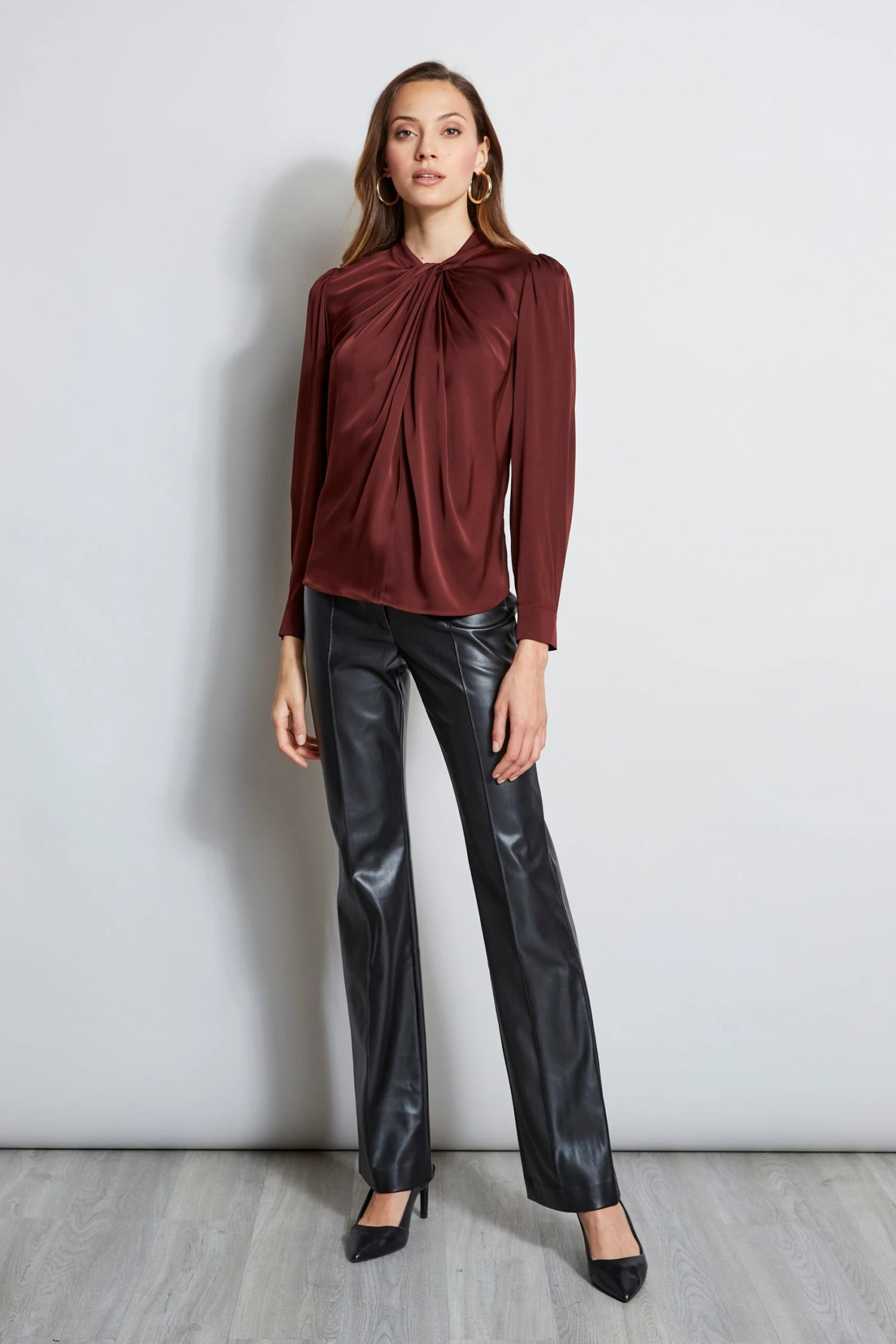 Silk Twist Neck Shirt 4 Silk Twist Neck Shirt - Image 2