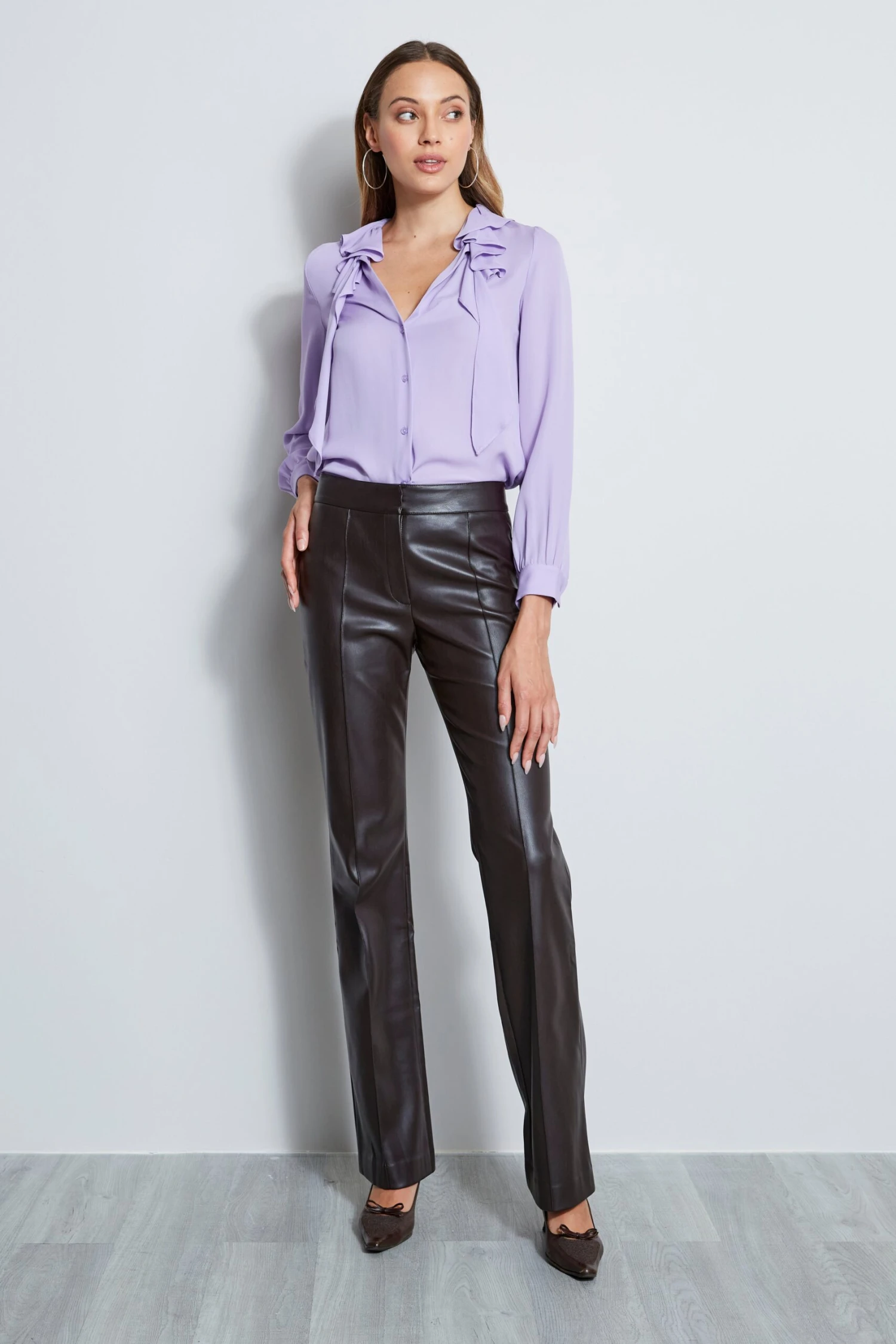 Elie Tahari Silk Tie Button Up Shirt 4 Elie Tahari Silk Tie Button Up Shirt - Image 2