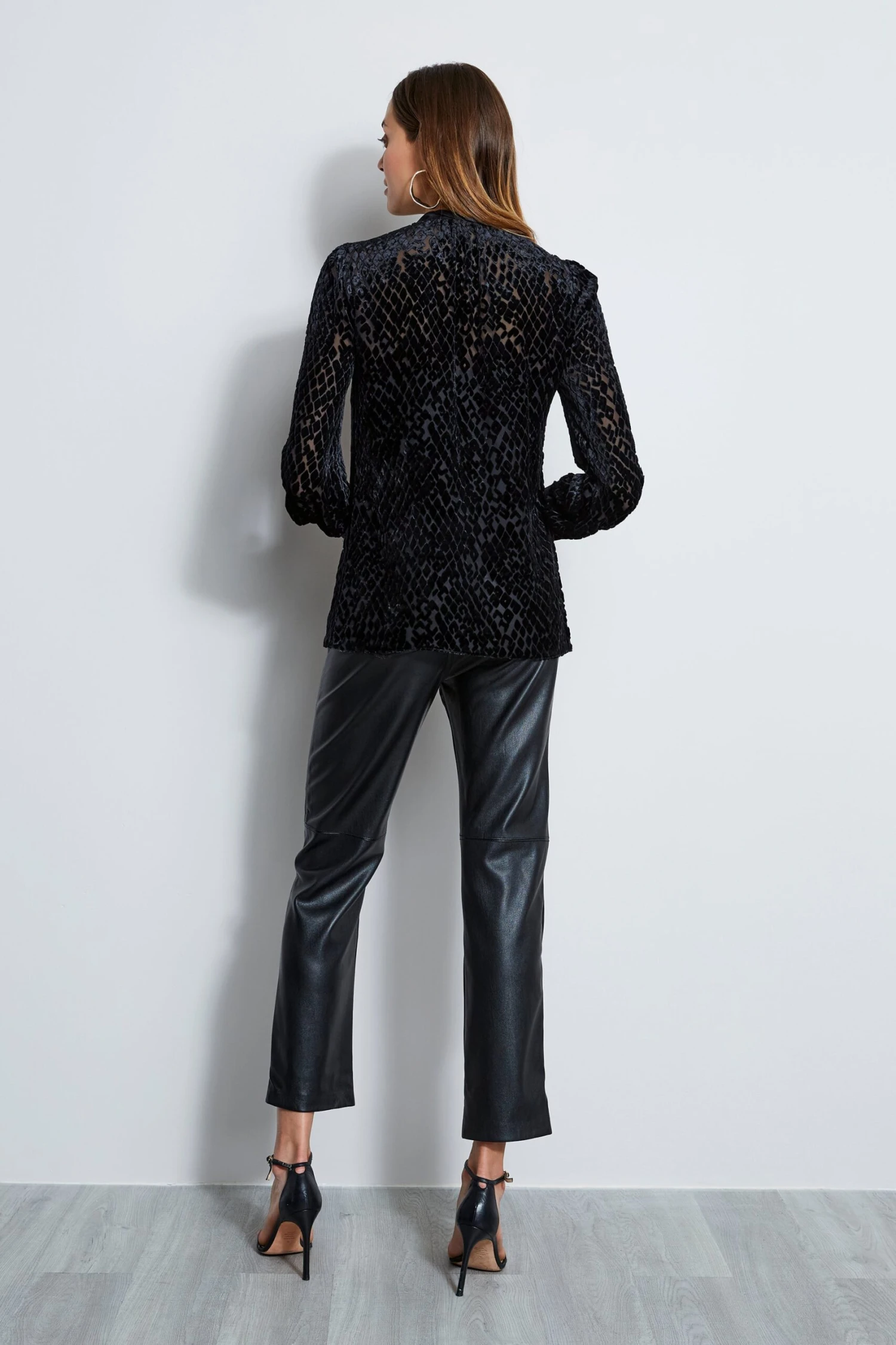 Elie Tahari Burnout Tie Shirt 5 Elie Tahari Burnout Tie Shirt - Image 3