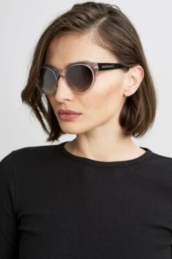 Elie Tahari Round Acetate Sunglasses