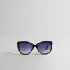 Elie Tahari Squared Cateye Sunglasses -ELIE TAHARI Sales EL122 BLACK MAIN 0053