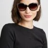 Elie Tahari Oversized Cateye Sunglasses 1 Elie Tahari Oversized Cateye Sunglasses -ELIE TAHARI Sales EL152 BROWN SNAKE 003