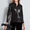 Elie Tahari Sequin Button Down Shirt 1 Elie Tahari Sequin Button Down Shirt -ELIE TAHARI Sales EN049202 BLACK EN043502 BLACK 2FRONT 362