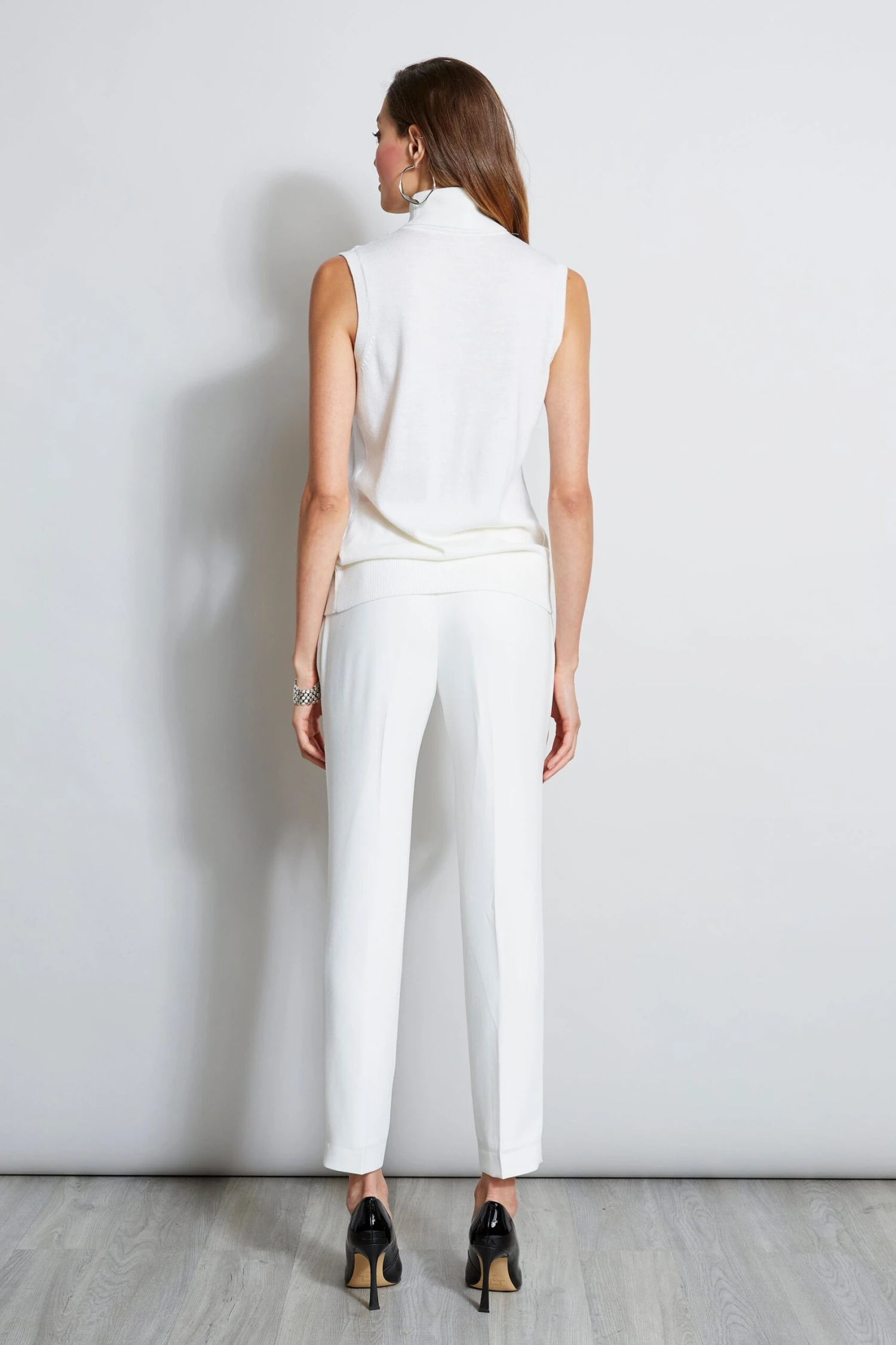 Elie Tahari Slim Crepe Pant 6 Elie Tahari Slim Crepe Pant - Image 4