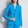 Elie Tahari Zip Sleeve Blazer -ELIE TAHARI Sales EN087212 PERSIANBLUE EN087112 PERSIANBLUE EN045512 BLUE 1HERO 1087 1