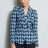 Elie Tahari Twisted Tweed Blazer -ELIE TAHARI Sales EN087212 Stargazer E1022102 Multi E307G502 FreshPearl 1HERO 860