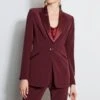 Elie Tahari Tuxedo Blazer -ELIE TAHARI Sales ER07J102 CORDOVAN 1HERO 1336