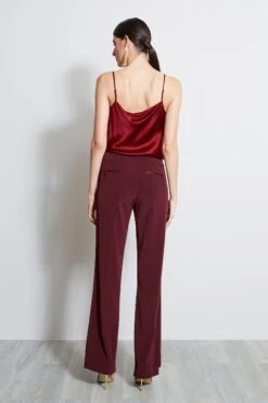 Elie Tahari Tuxedo Fit & Flare Pant -ELIE TAHARI Sales ER07J102 CORDOVAN 3back 461 1