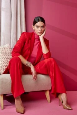 Elie Tahari Crepe Wide Leg Pant -ELIE TAHARI Sales ER087102 SIREN BLAZER ER07202 SIRENPANTWITHE95X4502S 600 ab9fdb1a 8a50 494f 9d5d a25b0ae95753