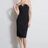 Elie Tahari Chain Dress 2 Elie Tahari Chain Dress -ELIE TAHARI Sales ER087602 BLACK 1HERO 2182