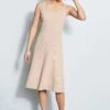 Ribbed Midi Dress 1 Ribbed Midi Dress -ELIE TAHARI Sales ETR21160 PEBBLESTEP 1HERO 016
