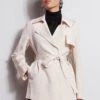 Silk Trench Jacket