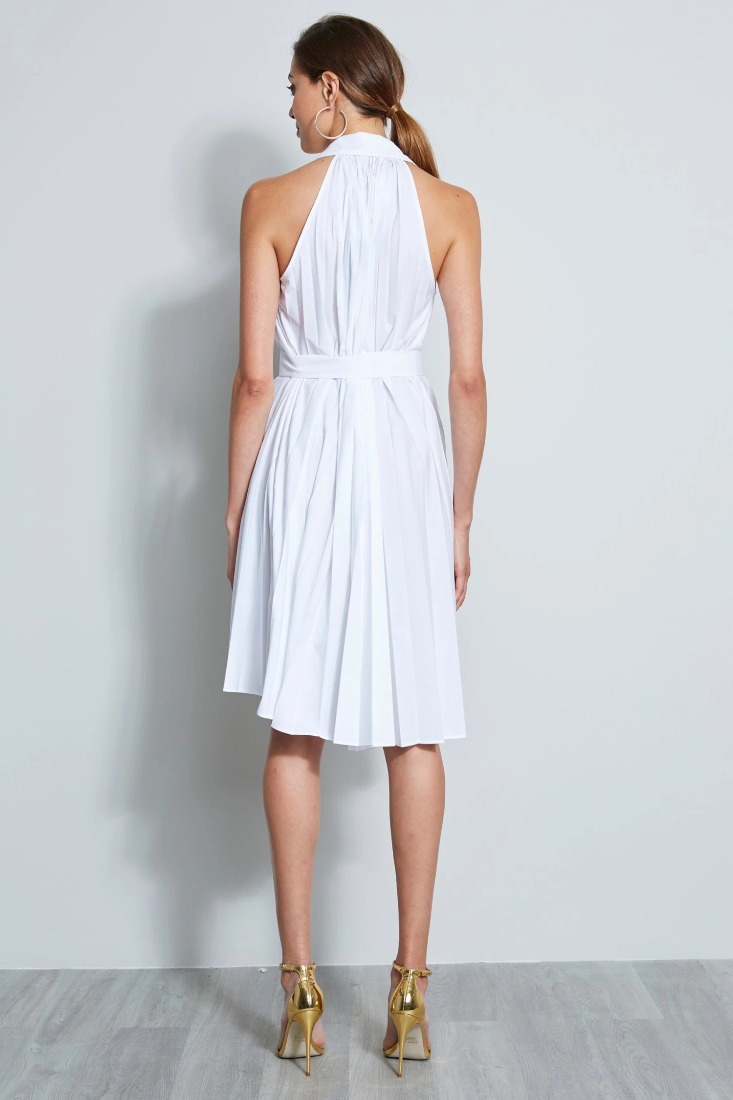 Pleated Shirt Dress 8 Pleated Shirt Dress - Image 6
