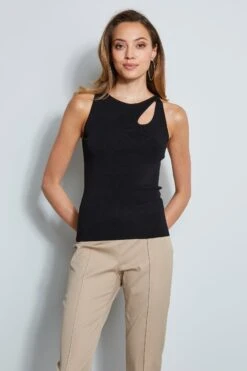 Cross Strap Sweater Tank